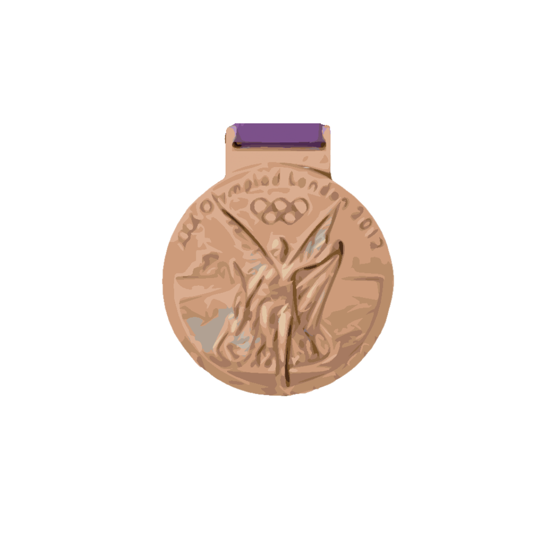 3 Medalla olímpica bronce